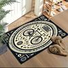 Bicycle Art Print Doormat, Non-Slip Entryway Rug, Durable Washable Floor Mat for Living Room and Study