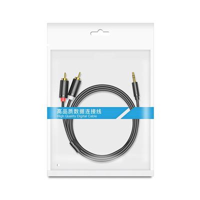 Cablu RCA 3.5mm la 2RCA Splitter Jack RCA Cablu 3.5 Cabluri Audio RCA pentru Smartphone Amplificator Home Theater Cutie TV Cablu Auxiliar RCA