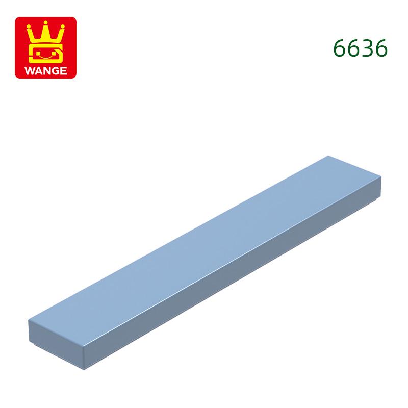 121Pcs/lot 6636 1x6 Tile Building Block Moc Classic Accessories Compatible with Brick Children Toys Gift Box