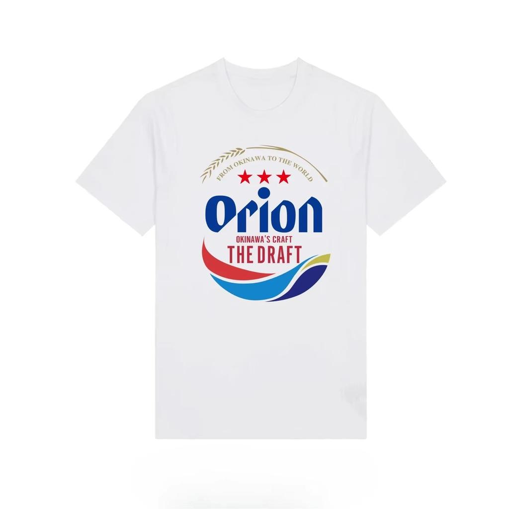 2026 New Orion Men's Short Sleeve T-Shirt Pure 100%Cotton Summer Wear Collaborative Beer Themed Fun Casual Men's Women's T Shirt