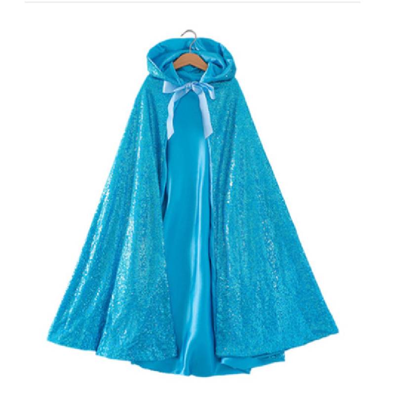 Frozen Cloak Cosplay Costumes Children Cape Stage Performance Halloween Party