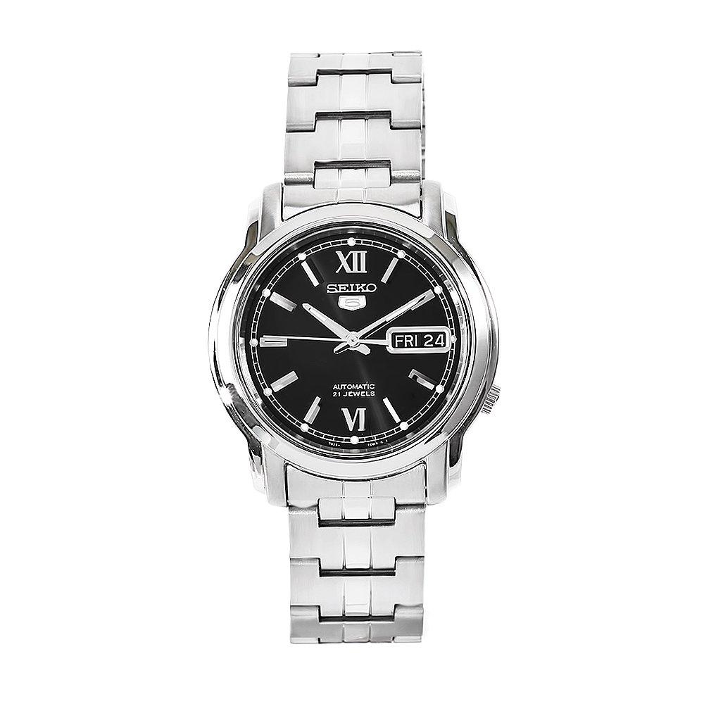 

SEIKO5 Automatic Watch SNKK81K1 Black Men s [Item]