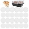 Mushroom Filter Discs 24pcs Mushroom Grow Box Filters Vegetable Growing Tools For Moisture Preservation Gardener Indoor Outdoor