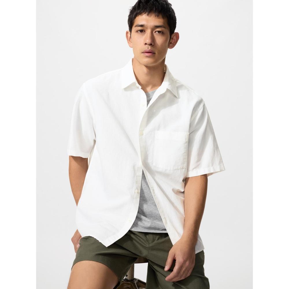 Uniqlo Japan Cotton Linen Shirt
