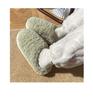 Winter Women's Plush Maternity Slippers - Japanese Style, Warm Wrap-Toe Indoor Cotton Shoes