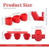 Battery Storage Holder for Makita/Bosch/Milwaukee M12 12V Batteries Wall Bracket Tool Display Rack for Milwaukee Accessories