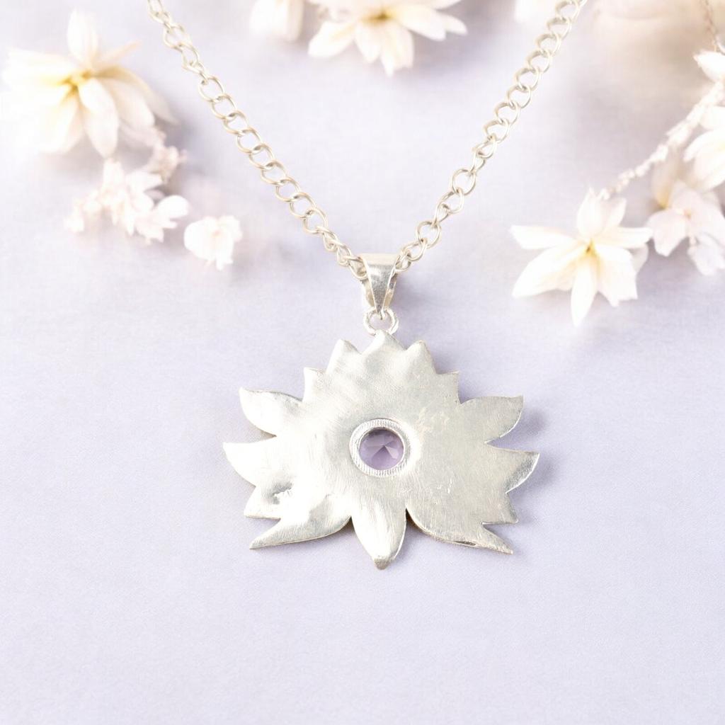 Natural Iolite Gemstone 925 Sterling Silver Handmade Beautiful  Pendant For Gift CP-23-4