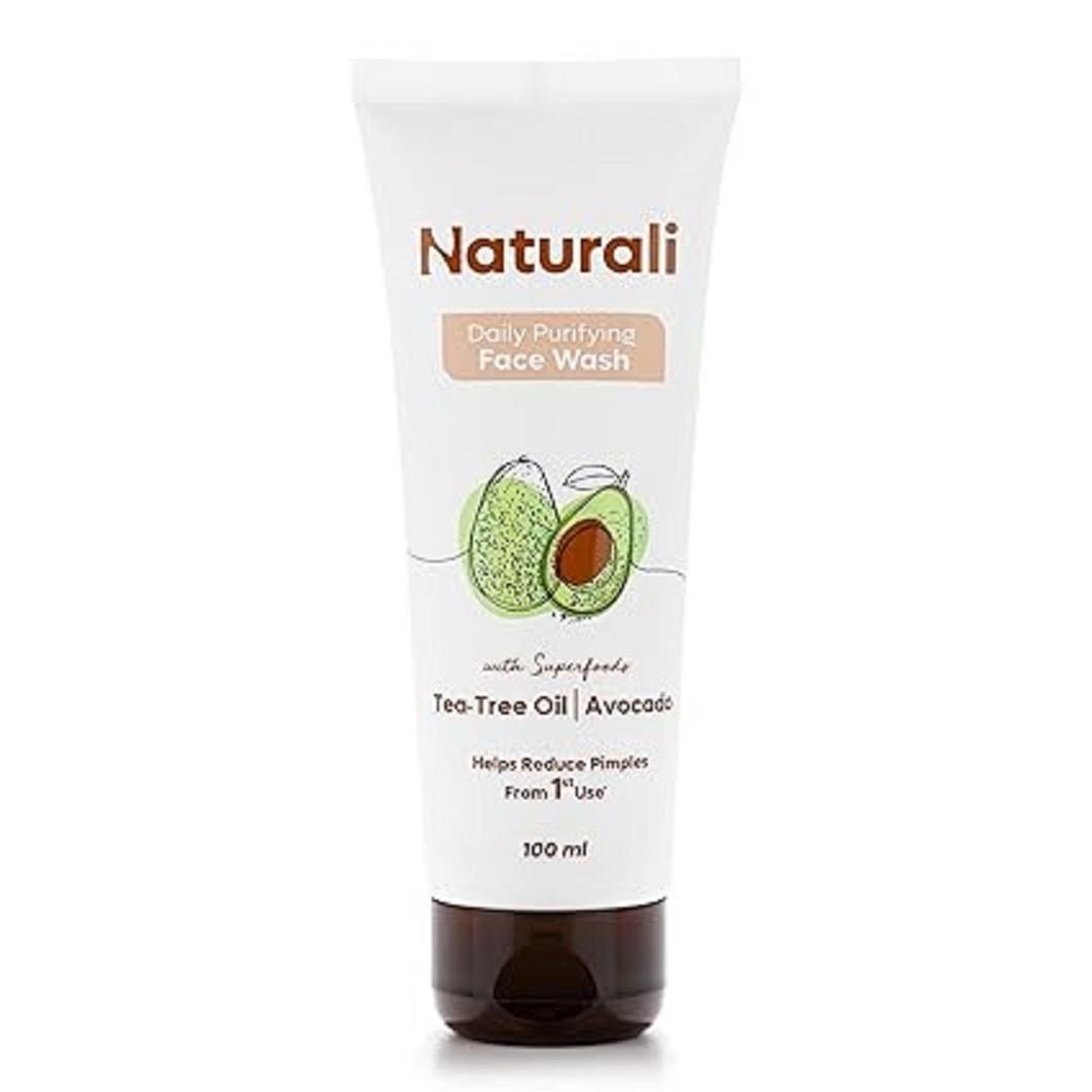 @ Naturali Daily Purifying Face Wash with Tea Tree Oil & Avocado 100ML UK304 50%OFF