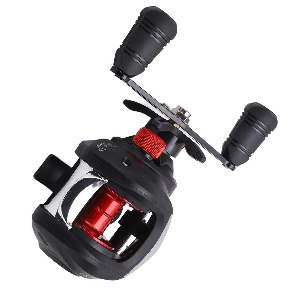 LK201 Baitcasting Reel 18+1BB 7.2:1 High Speed 8KG Max Drag Plastic Wire Cup Left Hand