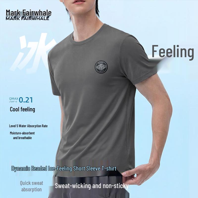 MARK FAIRWHALE Men s Quick-Dry Cooling Polo T-Shirt 4XL