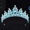 DIEZI 21 Colors Luxury Elegant Crystal Crown Hair Accessories Tiara For Women Party Rhinestone Bridal Crown New Hair Jewelry
