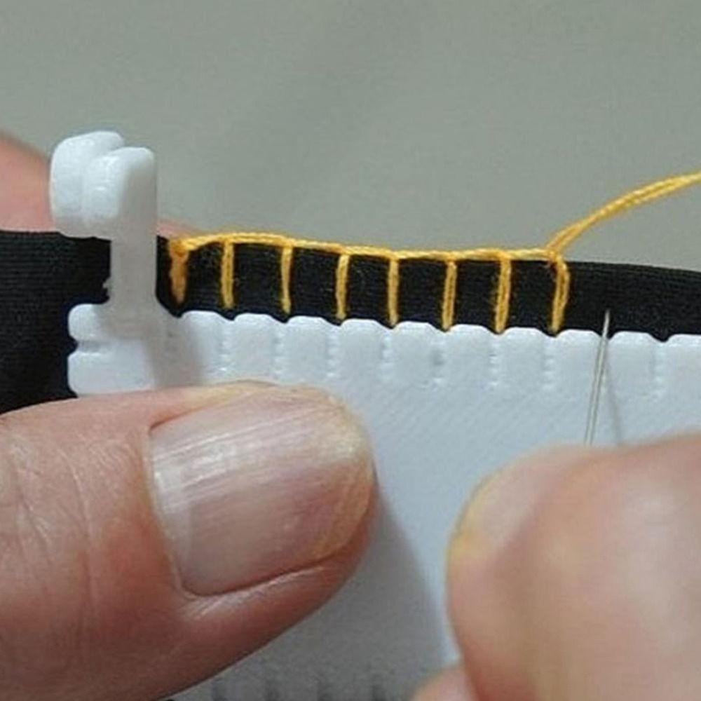 1/2Pcs Needle Gauge Edge Stitching Lock Sewing Gauge Quilting Hemming Seam Finishing Sewing Needle Gauge Measuring Tool