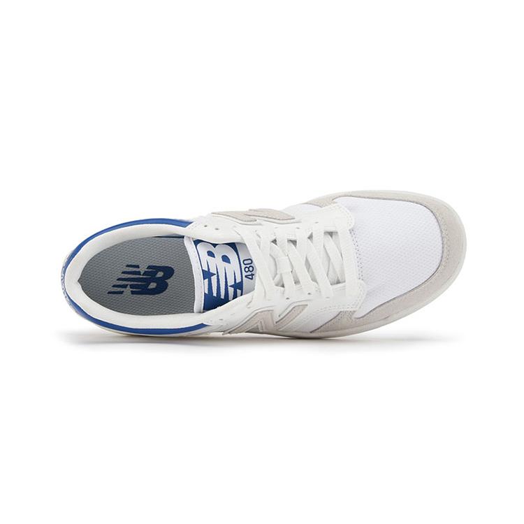 New Balance Unisex tenisky 480 White Atlantic Blue BB480LKC