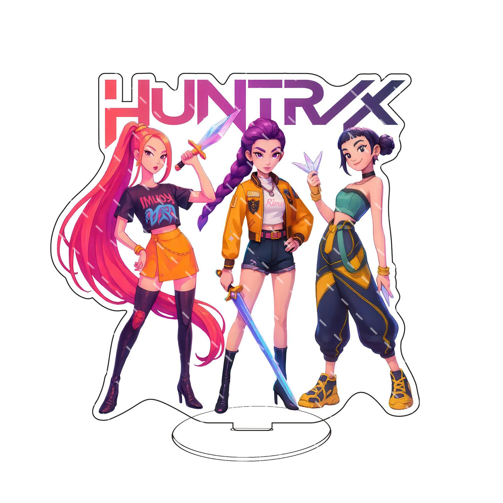 

Аніме K-Pop Мисливці на демонів Акрилова підставка Настільний декор Мультяшна фігурка Румі Міра Зої Sussy Dolls Шанувальники Креативний подарунок