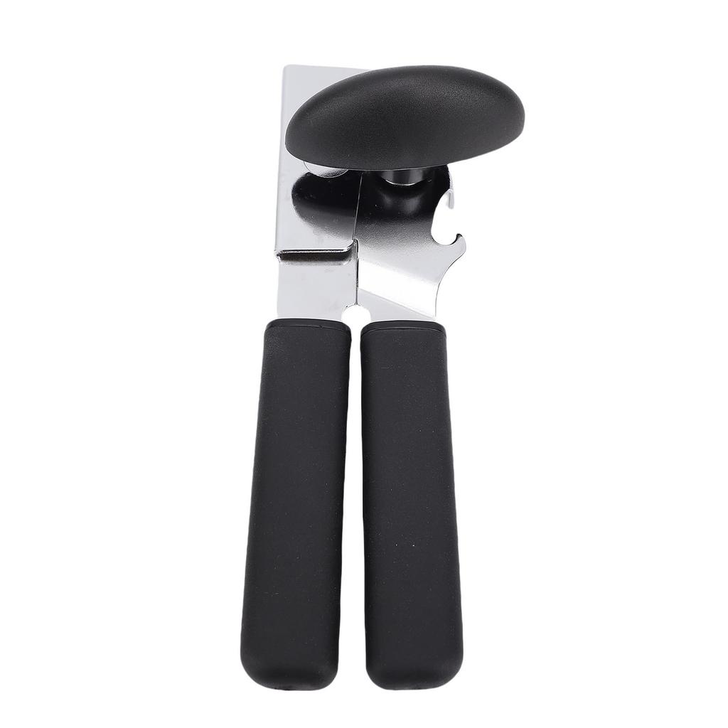 Manual Can Opener TPR Stainless Steel Multifunctional Handled Can Opener Kitchen Essentials Tool for Camping