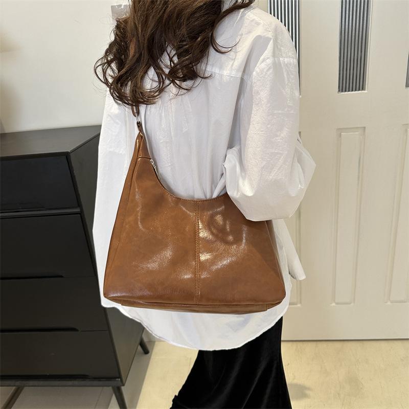 Nischen-einfache Unterarmtasche, große Kapazität, Umhängetasche, Damen, neue Mode, lässig, Pendler-Handtasche, Einkaufstasche, trendig