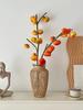 For Harvested Simulation Small Pumpkin Vase Decoration Living Room High-End Faux Een Plant Fruit Desktop Floral Art Decor
