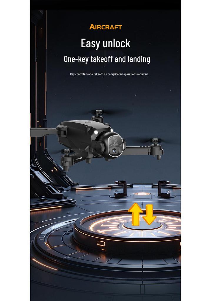 Drone Pieghevole H20 Senza Spazzole con Fotocamera HD e Occhiali VR Radiocomando