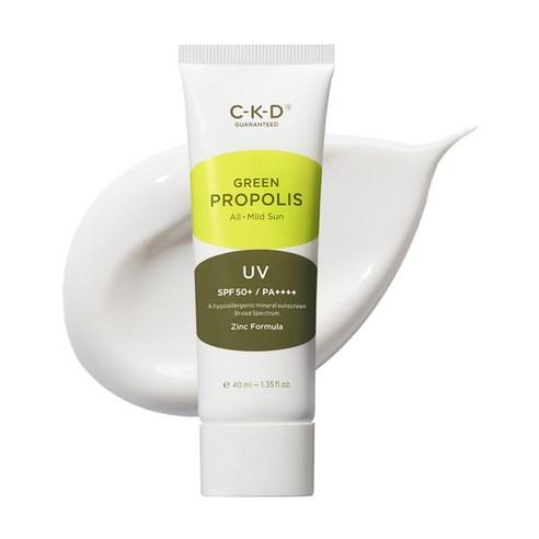 CKD Green Propolis All Mild Sunscreen SPF50+ PA++++ Soothing Hydrating UV Protection Sun Cream 40ml