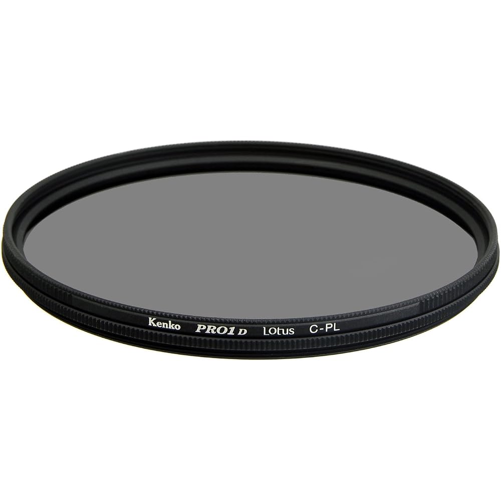 KENKO PL Filter PRO1D Lotus C-PL 37mm for Contrast Enhancement and Reflection Removal, Water-repellent and Oil-repellent Coating, 027325