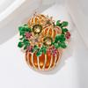 New Holiday Gift Women Accessories Buckle Halloween Pumpkin Brooch