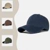 Big Head Hat Deepens and Expands The Baseball Cap for Men with Big Face Big Brim Hard Top Baseball Cap Showing Small Face