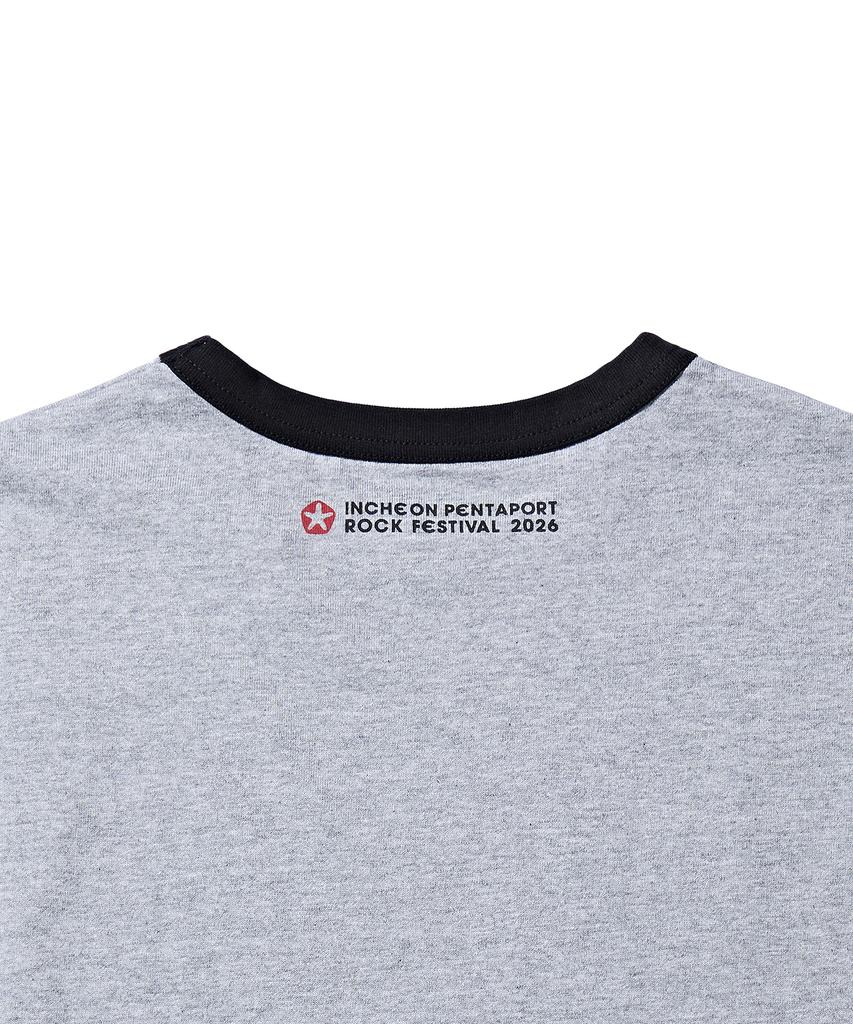 DISCUS ATHLETIC 2026 Pentaport Ringer T-Shirt Melange Grey