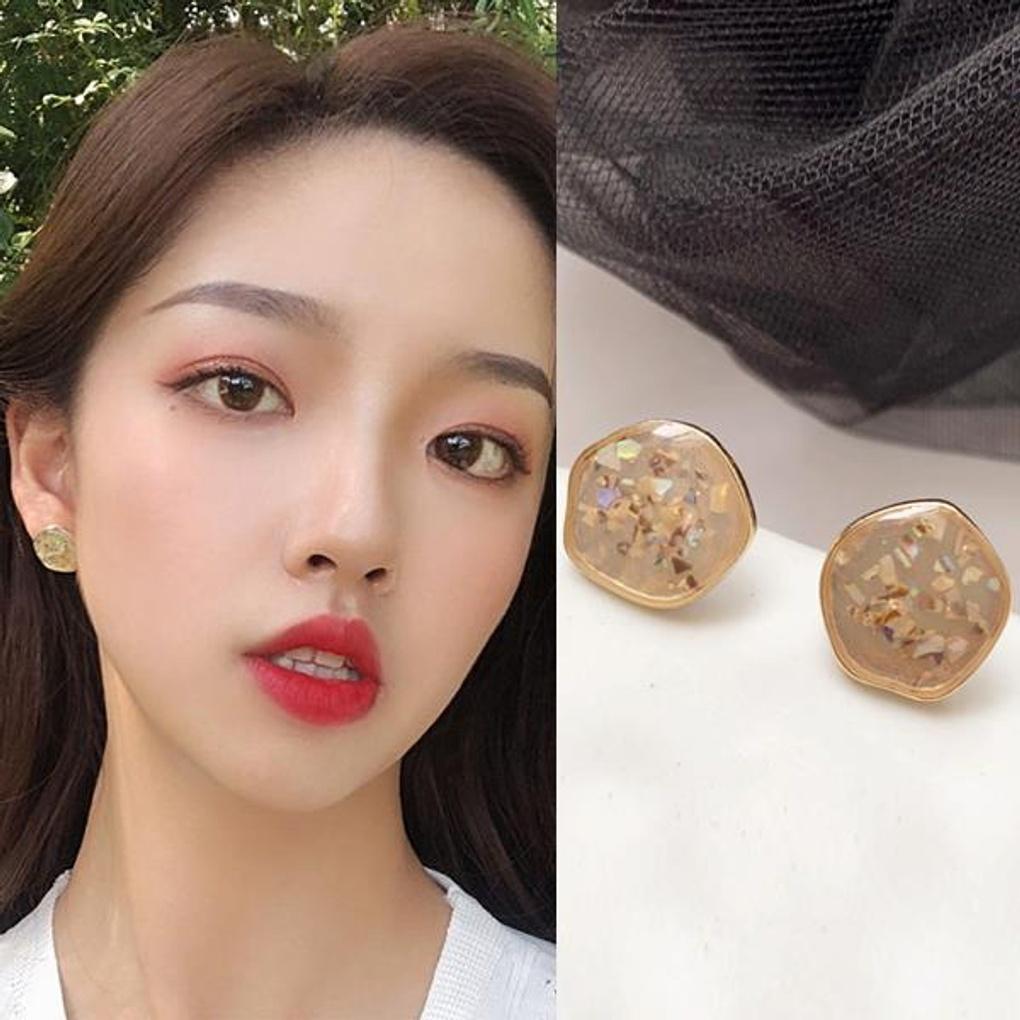 

925 Silver Pearl Snowflake Luxury Gold Earrings