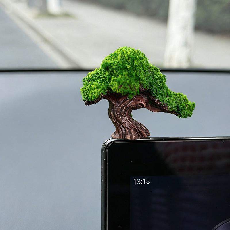 

Car Display Screen Decoration Creative Tree Ornament Car Decor Car Interior Dashboard Ornament Car Center Console Ornament A2