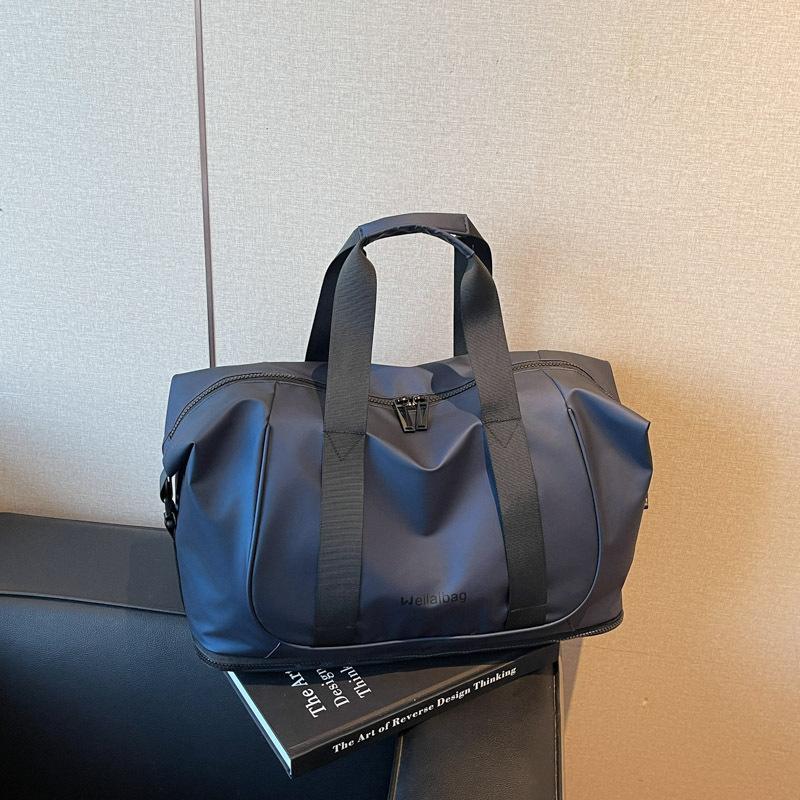 Portable Wet and Dry Separation Travel Bag Women's Large-capacity Outdoor Yoga Fitness Bag Lightweight Short-distance Expandable Duffel Bag