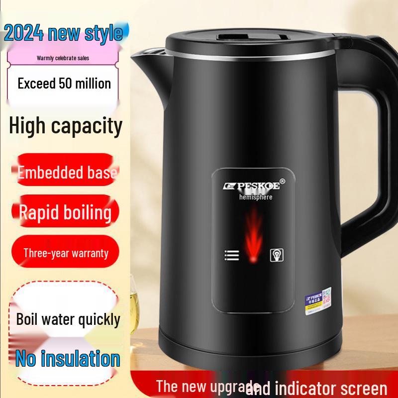 

Insulated Electric Kettle with Auto Power-Off for Student Dorms