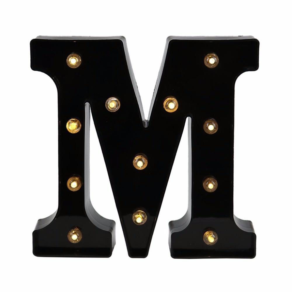 26 LED Letter Lights Decorate Birthday Parties, Weddings, Anniversaries, Party Venues, Garden and Bar Decorations