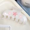 Ocean Starfish Hair Claw Acetate Sea Star Grab Clip Creative Acetic Acid Hair Clip  Girls