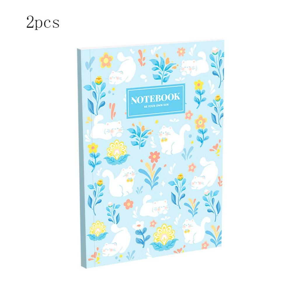 

2pcs Ins Style Meeting Minutes Book B5 School Supplies Portable Diary Notebook Student Style 1