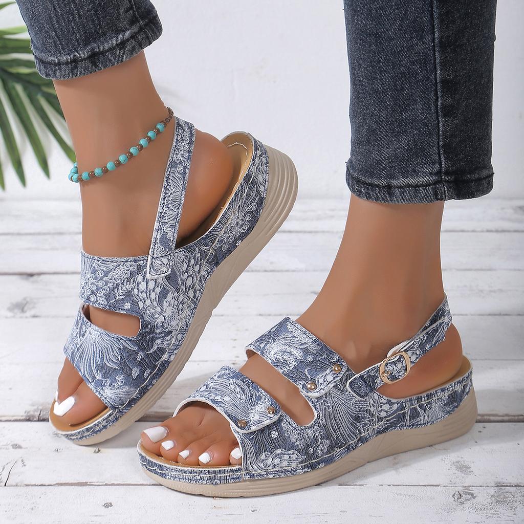Fashion 2025 Fashion Women Sandals Summer Casual Platform Wedge Sandals Anti-slip Comfortable Open Toe Women Shoes Zapatos De Mujer