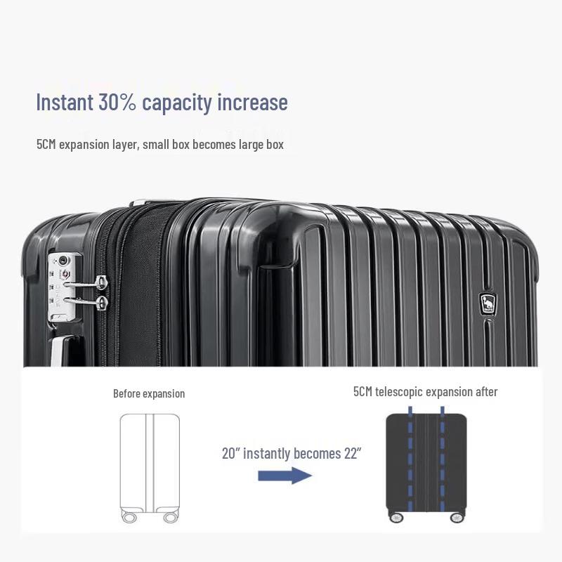 OIWAS Hardshell Expandable Spinner Luggage