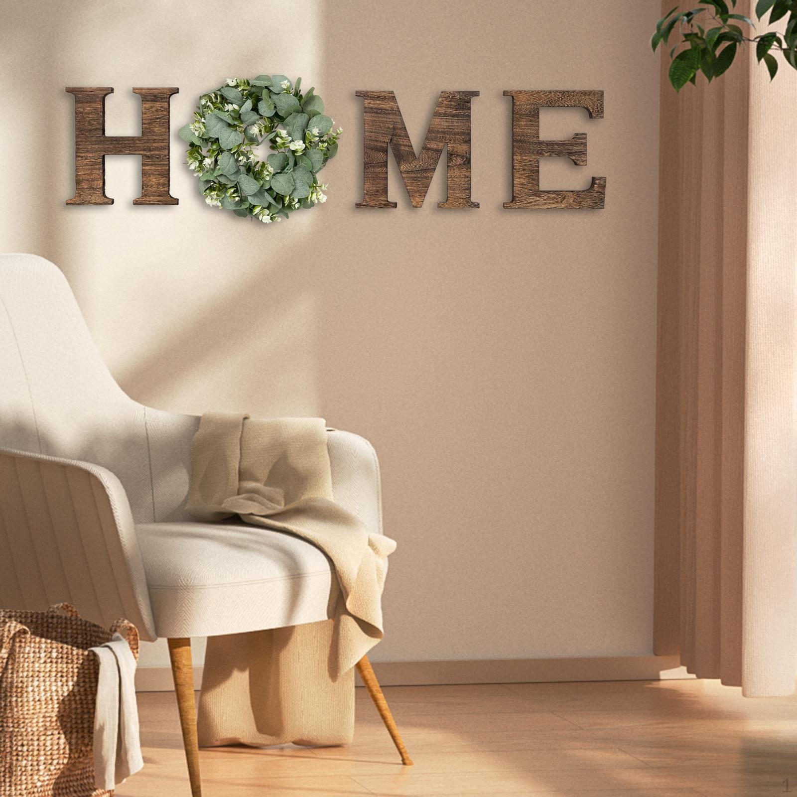 

для дома с венком, настенное искусство в деревенском стиле, подвесные украшения для рождественских праздников, многоцелевые коричневый