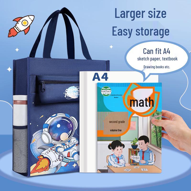 Large Capacity Art & Homework Tote Bag for Elementary Students