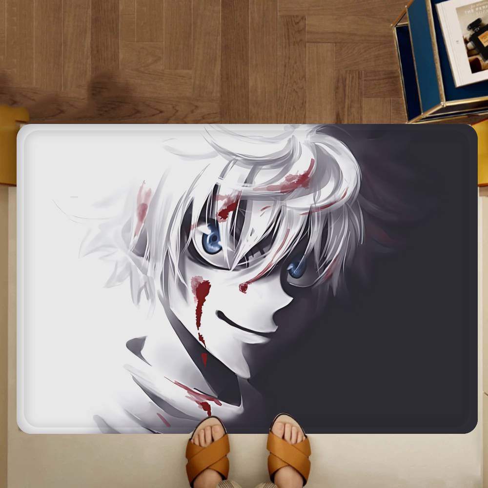 

Anime Hisoka Hunter X Hunters Bathroom Mat Kids Room Bedroom Decoration Balcony Anti-Slip Doormat Living Room Welcome Rug 40x60cm