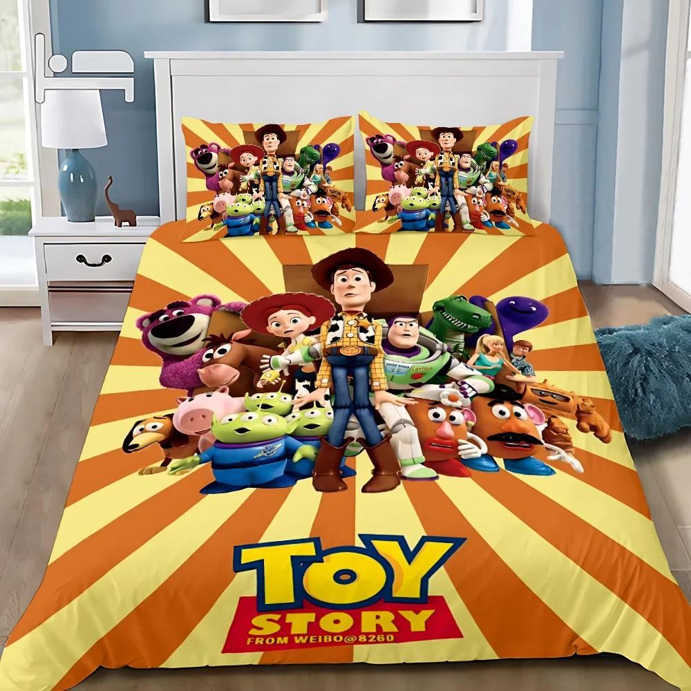 3D-Druck Toy Storys Buzz Lightyear Bettwäsche-Set für Mädchen und Erwachsene Einzelbett Twin Queen-Size Bettbezug Kissenbezug Bettwäsche