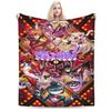 Custom Hazbines Eles Alastor Vox 2 Stuff Blanket Soft Velvet Throw Blanket Comfortable Bedding Throws