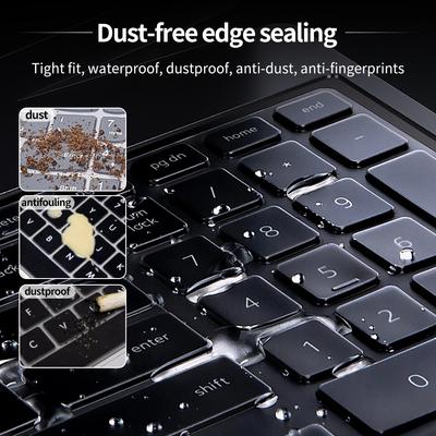 Funda protectora de silicona para teclado de MacBook Air 13, 15, M2, Pro14, 16, M3, 13 y M1 Retina 11 (A2941, A2442 y A2337)
