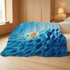 Printed Flannel Blanket – Soft, Skin-Friendly, Warm Throw for Home, Dorm, Christmas & Halloween