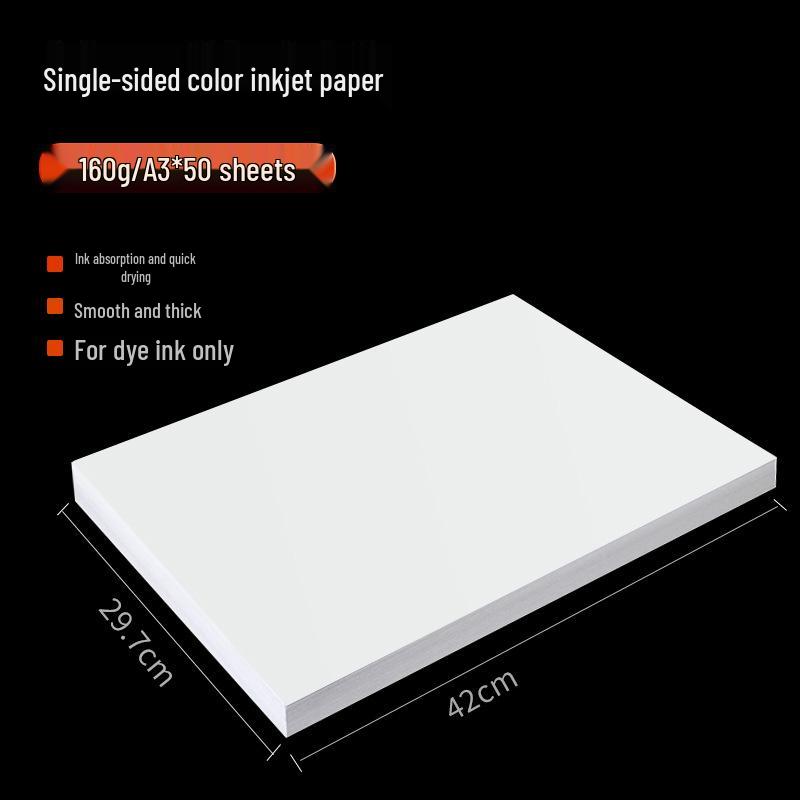 High Gloss Inkjet Photo Paper: A4 Single-Sided, 135g, 200g, 300g, A3+ Sizes Available