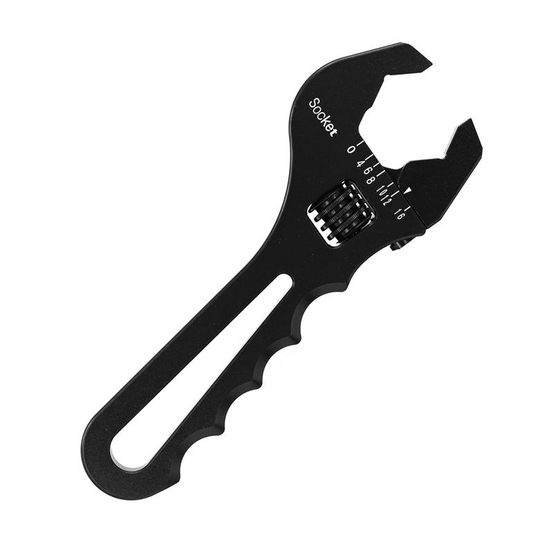 Adjustable AN 3 4 6 8 10 12 16 Aluminum WRENCH HOSE Fitting tool aluminum spanner 3AN-16AN