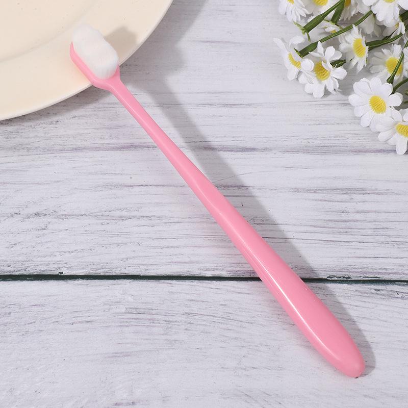 Japan Micro Nano Toothbrush: Ultra-Fine Soft Bristles for Pregnant Women & Postpartum Care, with Tongue Scraper