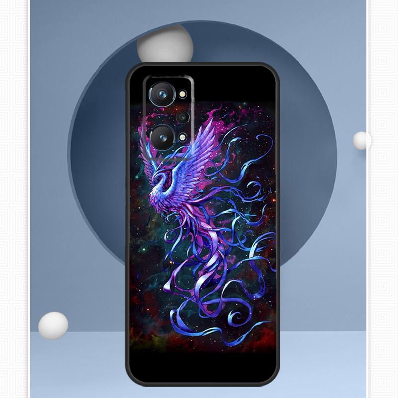 Phoenix Bird For Realme C55 C33 C30 C21Y 10 Pro Plus GT Neo 5 3 3T Case For OnePlus 11 10 Pro Nord 2 2T