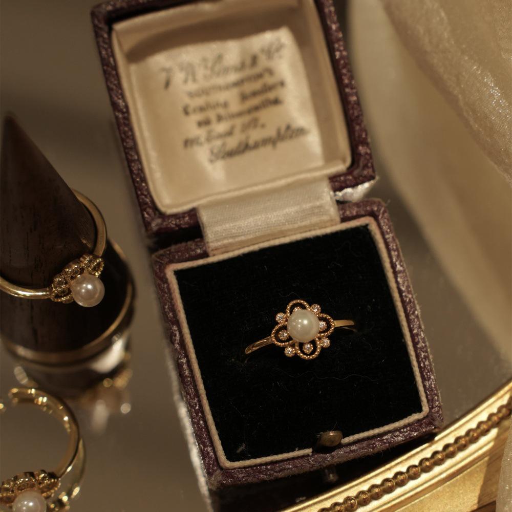 925 Sterlingsilber Unregelmäßiger Edelstein Damen Luxus Zeigefingerring - Nicht Verblassend, Verstellbar, Leichtes Nischendesign.