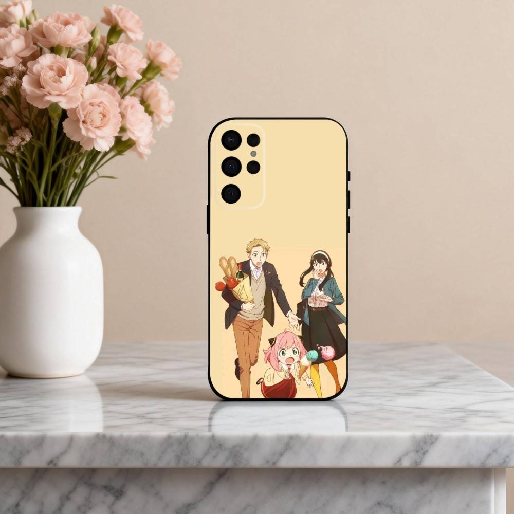 S-Spy X F-Family-Y A-Anime  Phone Case For Samsung S25,S24,S21,S22,S23,S30,Ultra,S20,Plus,Others Soft Black Case