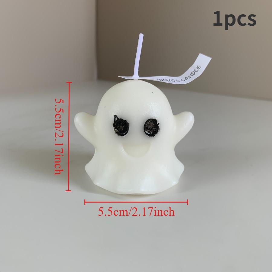 

1шт свеча Ghost Wax - бездымная свеча, подходит для домашнего декора, украшения вечеринки на Хэллоуин, свеча с ароматом атмосферы